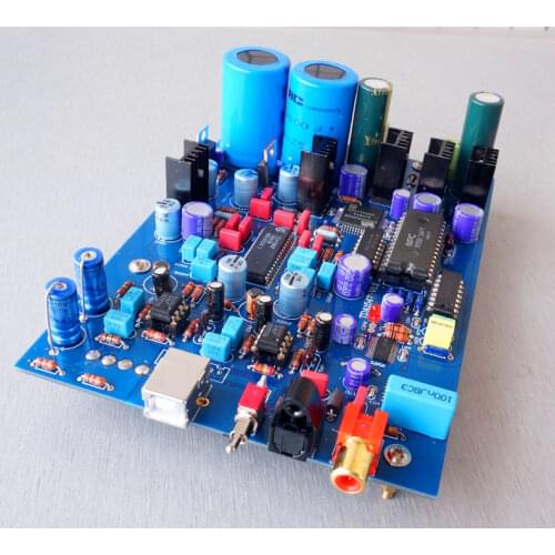 New DIR9001+SM5813+SAA7350+TDA1547 DAC board 16Bit 48Khz Better than TDA1541