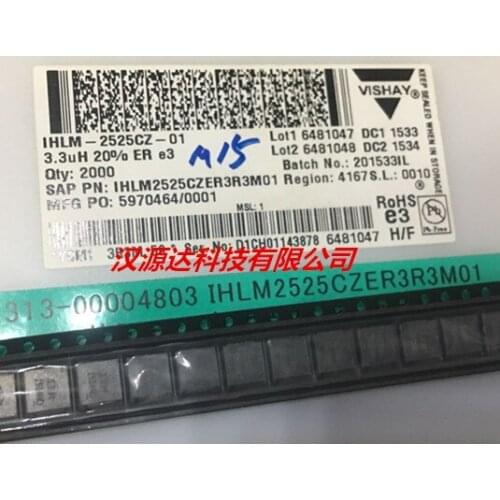 Original new 100% IHLM2525CZER3R3M01 3.3UH 13.5A 2525 integrated high current inductor