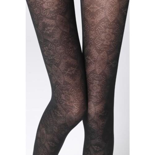 Sexy Designs Classic Jacquard High Quality Colorful Anti-hook Tights Womens Pantyhose Ladies Thin Stockings
