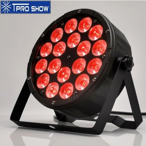 Flat 18x12w Led Par Rgbw Dj Lighting Effect Dmx Led Light Par 18x10w Dimming Strobe Colors Change For Wedding Club Disco Stage
