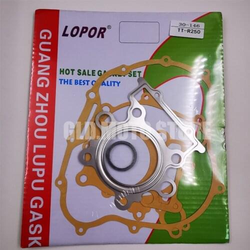 Motorcycle Complete Engine Cylinder Cover Overhaul Pad Gaskets For YAMAHA TTR250 TTR 250