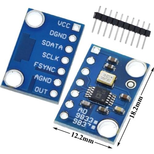 AD9833 Programmable Microprocessors Serial Interface Module Sine Square Wave DDS Signal Generator Module for Arduino