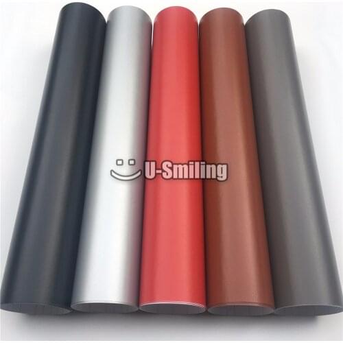 Premium Leather Self Adhesive Vinyl Film Stickers For Auto Car Body Film Car Wrapping Sheet Bike Console Computer Skin