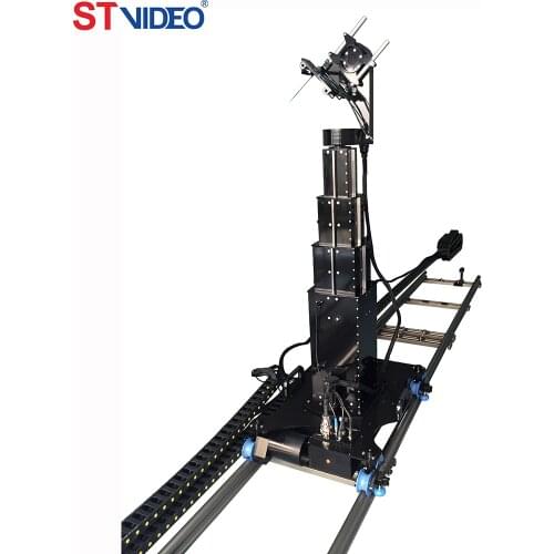 Telescopic Camera Crane Auto Track Camera System with Moving Lifting and Remote Control