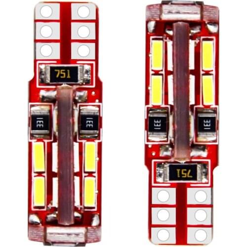 W5W T10 LED No Error Instrument Bulb Canbus 19SMD 4014 168 194 for Car Reading Auto License Plate Light Turn Signal Reverse Lamp