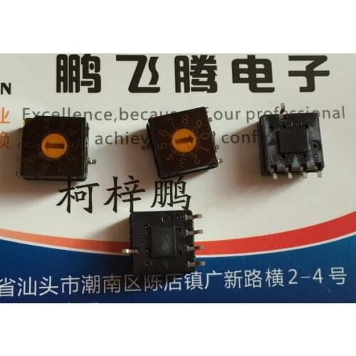 1PCS Japan FUJISOKU SMR5010-E 0-9/10 bit rotary dial coding switch 8421C positive code