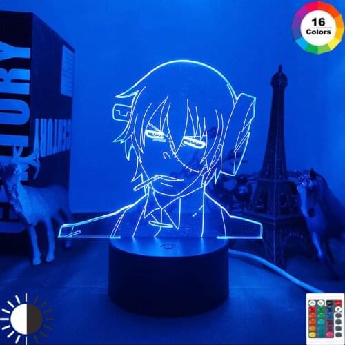 3d Lamp Anime Soul Eater Franken Stein for Bedroom Decoration Night Light Kids Child Birthday Gift Manga Soul Eater Led Light