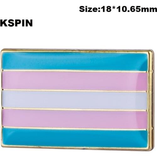 Transgender Pride Badge Symbol Pin Metal Badges Decorative Brooch Pins for Clothes Brooch Jewelry XY-0134