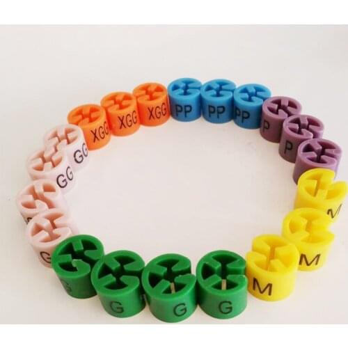 Colored Garment Plastic Markers Brazil Clothing Size Marker for Hangers