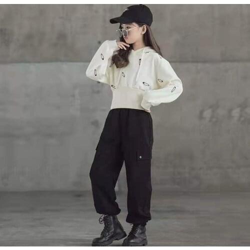 Children Clothes Solid Jacket + Pants Girls Clothing Casual Style Outfits For Girls Spring Autumn Kids Clothing 6 8 10 12 14