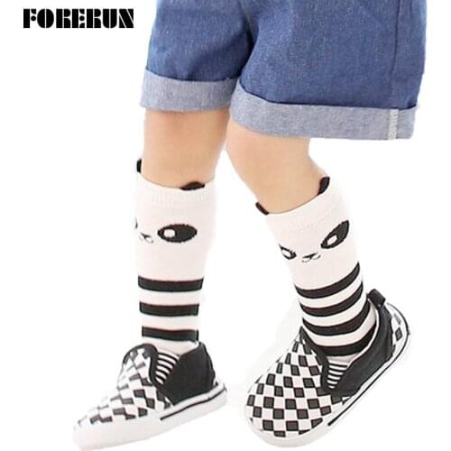 Baby Long Socks Kids Cartoon Baby Socks Anti Slip Leg Warmers Girls Socks for Newborn 100 Cotton Socks Kids Winter for 6-36 M