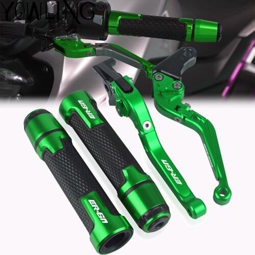 For Kawasaki ER6N 2009 2010 2011 2012 2013 2014 2015 2016 2017 Motorcycle Accessories Brake Clutch Lever Handlebar HandGrips end
