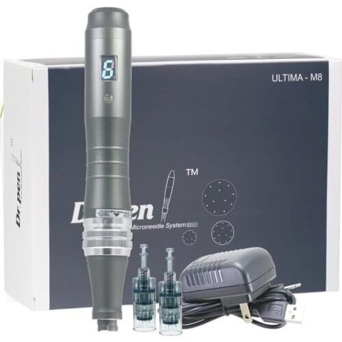 Dr.Pen Ultima M8 Professional Microneedling Pen Electric Auto Wireless Derma Pen Face Acne Scars Skin Care Beauty Device