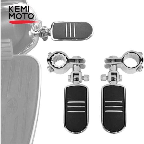 KEMIMOTO Motorcycle Highway Pegs Foot Pegs Fit for for Goldwing Vulcan Engine Guard Highway Bar Short Vehicle Specific