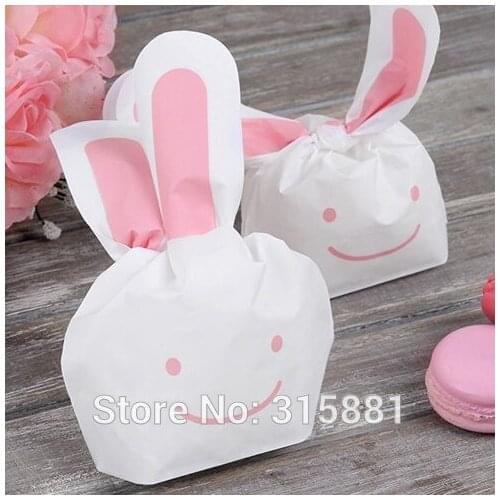 Candy bags / Sweet Rabbit Favor Bags/ wedding favor bags / cookie bags 100pcs/lot