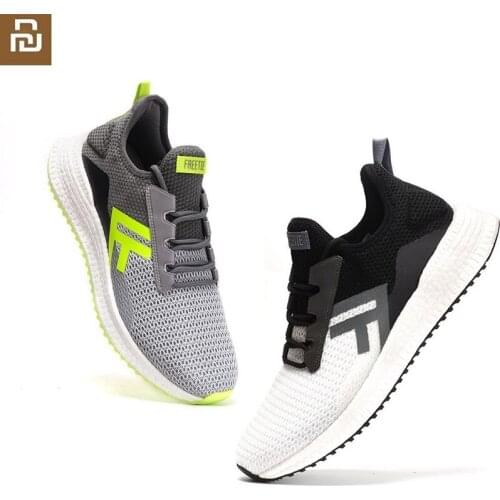 Youpin NEW FREETIE Clouds Shoes ETPU midsole Mesh Men Casual Shoes Lightweight Comfortable Breathable Running Walking Sneakers