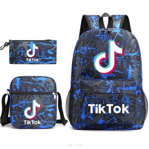 Fashion TIK TOK Backpacks High School Bag Women Boys Shoulder Bag Student Travel Bag Men School Backpack Mochila