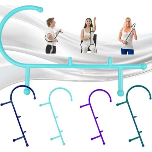 New 2019 Thera Cane Back Hook Massager Neck Self Muscle Pressure Stick Tool Manuel Trigger Point Massage Rod VF Tooling