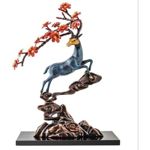 Deer, Sika Deer, Copper Deer Creative Living Room Decoration Gifts