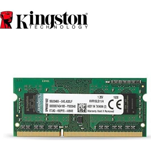 Kingston 4GB PC3-12800S DDR3 1600Mhz 4GB CL11 204pin 1.35V Laptop Memory Notebook SODIMM RAM