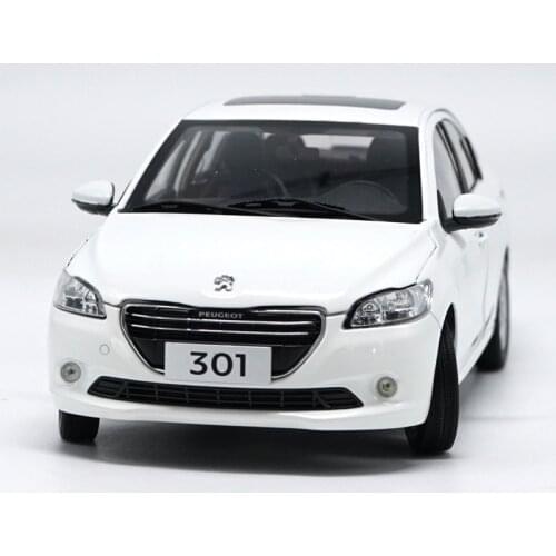 Original factory high quality 1:18 Dongfeng Peugeot 301 scale metal diecast car model for gift, collection