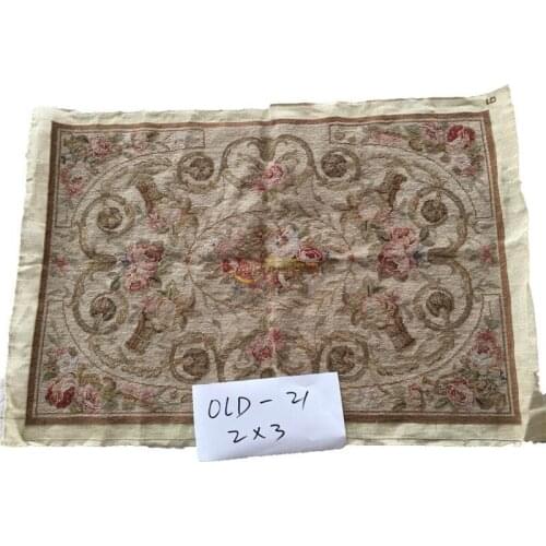 Full Width Design Needle Point Hand-woven Carpet Needlepoint Area Rug Round Wool Bedroom Rug Wool Knitting Carpets gc179neeyg28