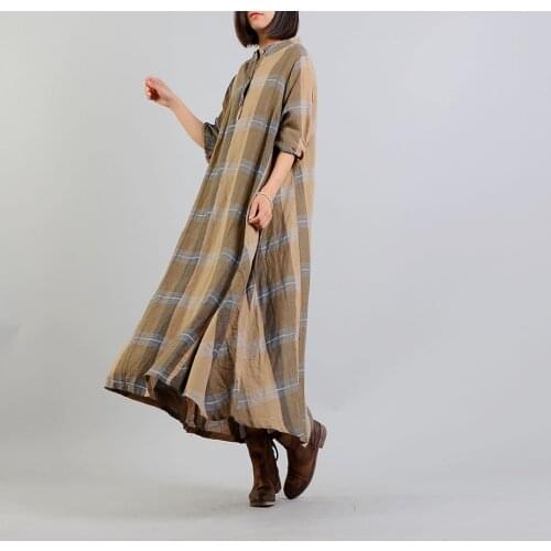 Модные платья в клетку Werainyee China At AliExpress