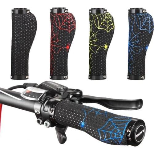 1Pair Durable Alloy PVC Handlebar Grip Cover Shock Absorbing Water-proof Bike Parts Bicycle Handle Bar Grips Cover for Outdoor