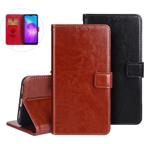Leather Case For Tecno Spark 4 Air Phone Cover Funda Wallet Flip Case For Tecno Spark 4 Silicone Case KC6 KC8 Protector Capa