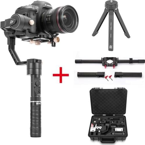 Zhiyun Crane Plus 3 Axis Handheld Gimbal Stabilizer + Dual Handle,for Sony Canon DSLR Camera POV 2.5KG Payload Object-tracking