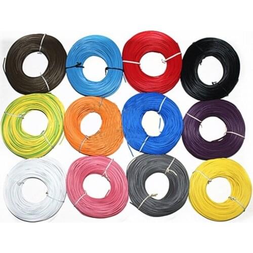 22AWG Arcade Stranded Hook Up Wire PVC Flexible Electronic Tinned Copper Wire Electronic Cable 10m 33ft per pcs