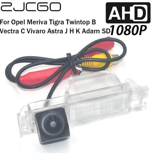 ZJCGO Car Rear View Reverse Backup Parking Reversing Camera for Opel Meriva Tigra Twintop B Vectra C Vivaro Astra J H K Adam SD