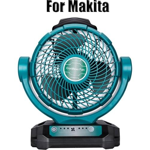 For BL1830 BL1850 DCB200 For Milwaukee For Makita For Bosch For Dewalt Power Tool 18V 20V Li-ion battery fan cordless fan Newest