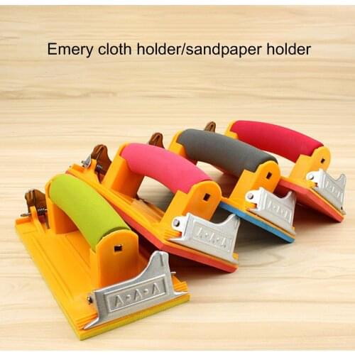 Woodworking Sandpapers Holder Streamline Grinding Polishing Tools for Walls Sand Frame Abrasive Tools Handheld Matte Paper