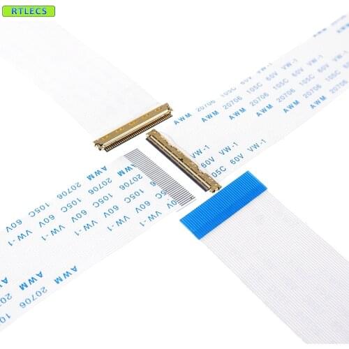500pcs I-PEX 20453-040 Flexible Flat Ribbon Cable FFC FPC 40 Pin 0.5mm pitch EDP Panel Display Screen Reverse Different Contacts