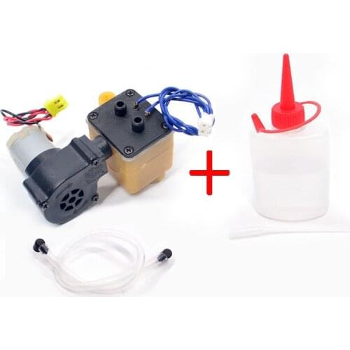 Heng Long Smoke Generator W Liquid Oil Step Down Board Smoker Machine for 1/16 HL Tank 6.0S/6.1S/7.0/7.1 RC Trailer/Truck