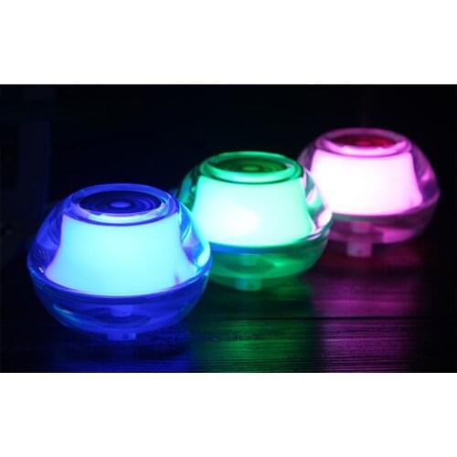 Crystal LED Humidifier Cool Mist Maker Air Purifier Aroma Diffuser for Room Car