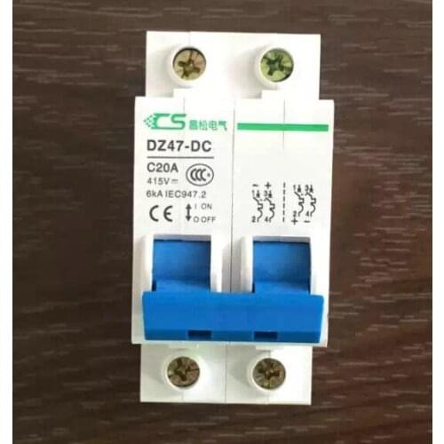 Small photovoltaic DC circuit breaker air switch DZ47-DC 1P2P3P4P40A50A63A