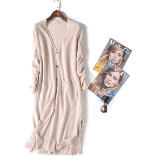 Fashion cashmere cardigan sweater women tops clothes 2021 autumn winter korean knitted jumper pull femme hiver long cardigan