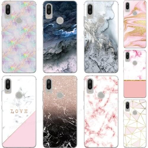 Soft TPU Fundas Colorful Marble Phone Case For Alcatel 1 1S 3C 1C 1X 1V 3 3L 3V 3X 2019 1A 1B 1S 1SE 2020 Silicone Back Cover