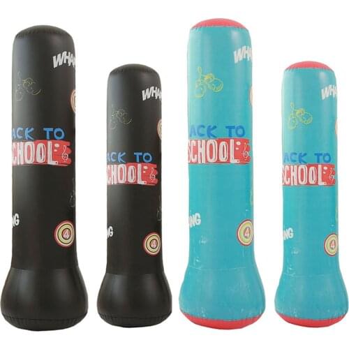 Inflatable Boxing Punching Bag Kick Boxing Bags Muay Thai Taekwondo Stress Relief Gym Weights Weight Training Fitness Equipment