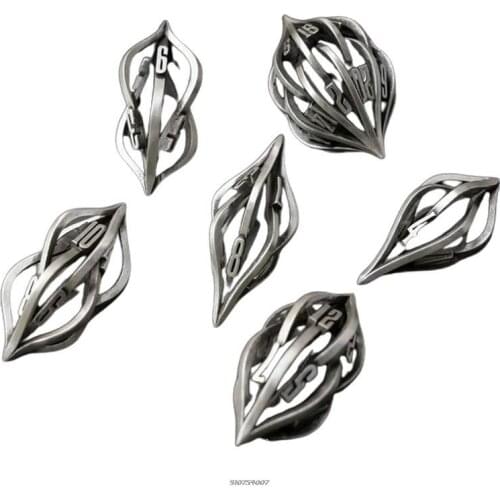 DIY Crystal Epoxy Mold Dice Fillet Shape Multi-spec Digital Game High Mirror dice mold silicone Mould Making N06 20 Dropship