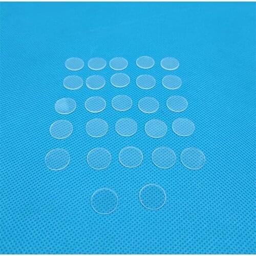 Transparent Fused Sheet Diameter 15mm*1mm Quartz Glass Round Plate