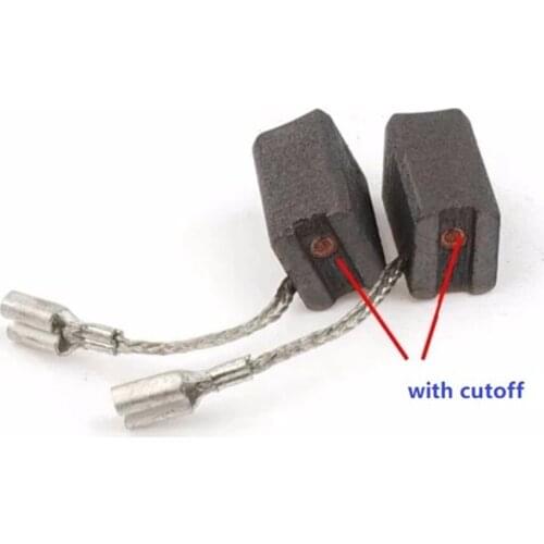 Hot 2pcs Power Tool Carbon Brushes For Bosch 6.5x8x13mm GWS 7-100/GWS 7-115 E/GWS 7-125 Graphite Brush Replacement