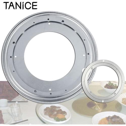 TANiCE 12" Heavy Susan Aluminium Rotating Bearing Turntable For Cake Decoration TV monitor Stand Round Swivel Plate Kitchen
