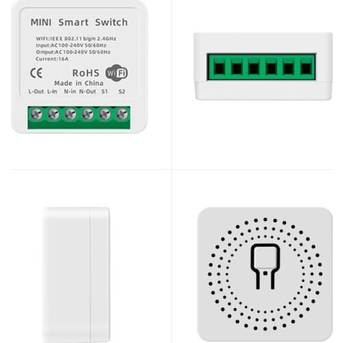 Smart WiFi Wall Light Switch Touch Panel For Alexa Google Voice Control 16/10A