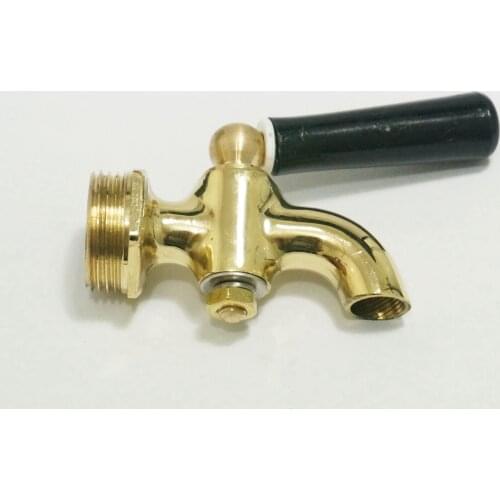 1/2" BSP Male Brass Connection Middle-Type Hot Water Tap Antique Faucet Cock For Tea-furnace Boiler