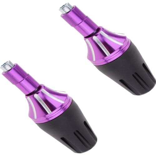 2Pcs Frame Slider Falling Crash Protector For Motorcycle Motorbike Purple