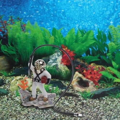 Aquarium Fish Tank Sea Treasure Diver Hunter Air Action Ornament Decoration for aquarium