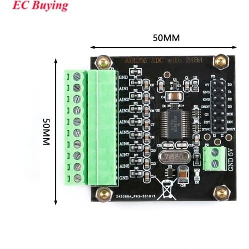 ADS1256 Analog to Digital Conversion Module 24 Bit ADC Data Acquisition Multi-channel High Precision Converter Rate 30K